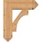 Ekena Millwork Westlake Arts and Crafts Smooth Bracket w/ Offset Brace, Western Red Cedar, 7 1/2"W x 22"D x 26"H BKT0806X22X26WTL03SWR - alternate 4